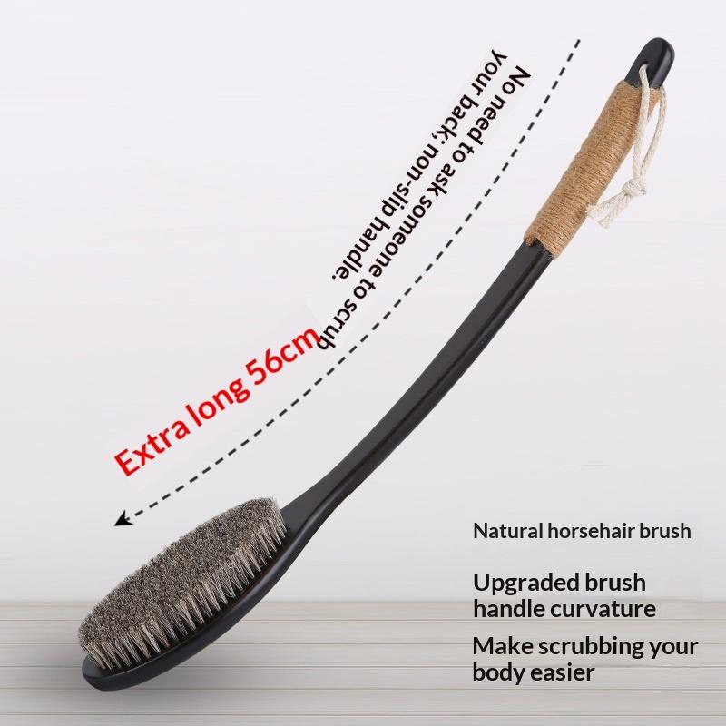 Dry Brush Body - 56 cm/43 cm rugscrubber voor douche